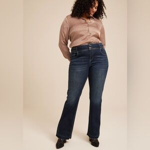 KanCan Dark Blue Flare Jeans
